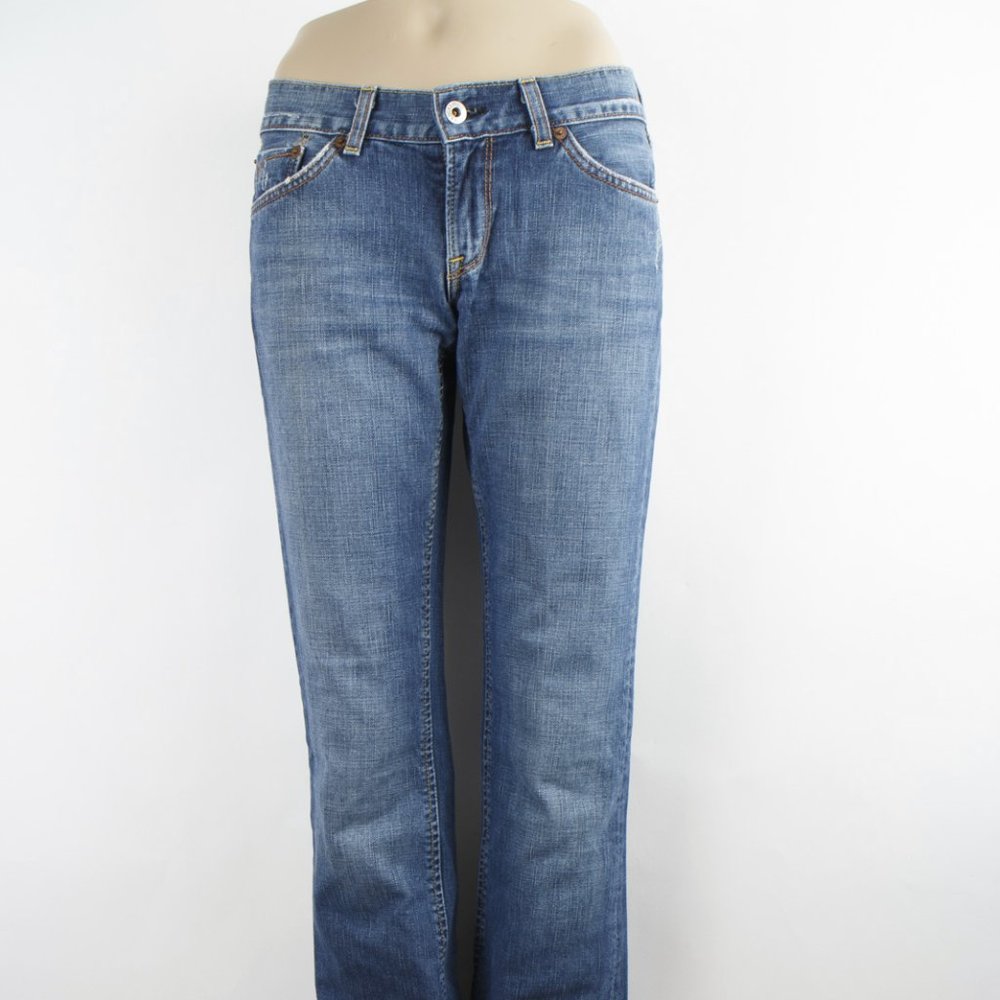 Lucky Brand Socialite Jean Boot 2 (28 X 33) Women's Denim Jeans Flap Pocket